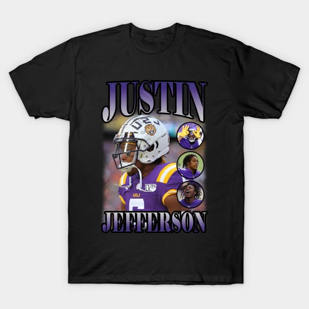 BOOTLEG JUSTIN JEFFERSON T-Shirt by hackercyberattackactivity